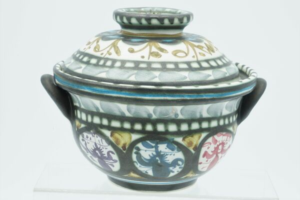 Plat et soupière Keraluc André Helguen, céramique Quimper