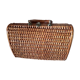 Panier en osier vintage