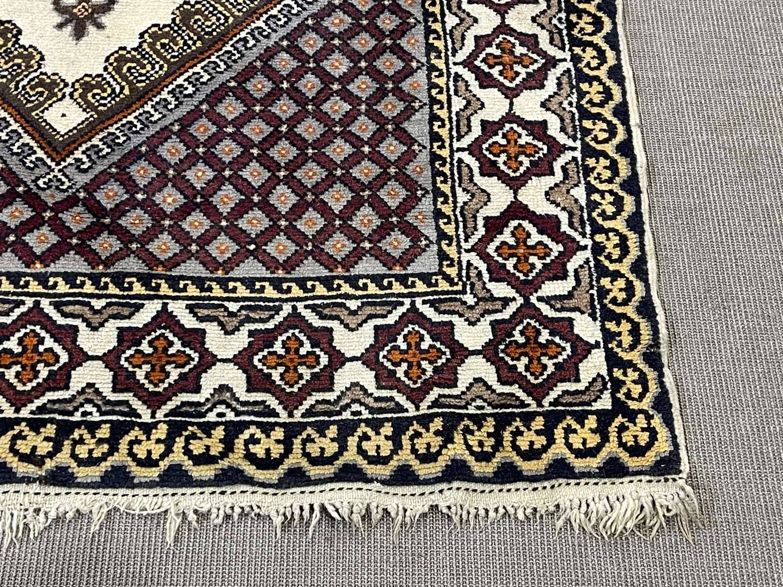 Moroccan handmade wool rug