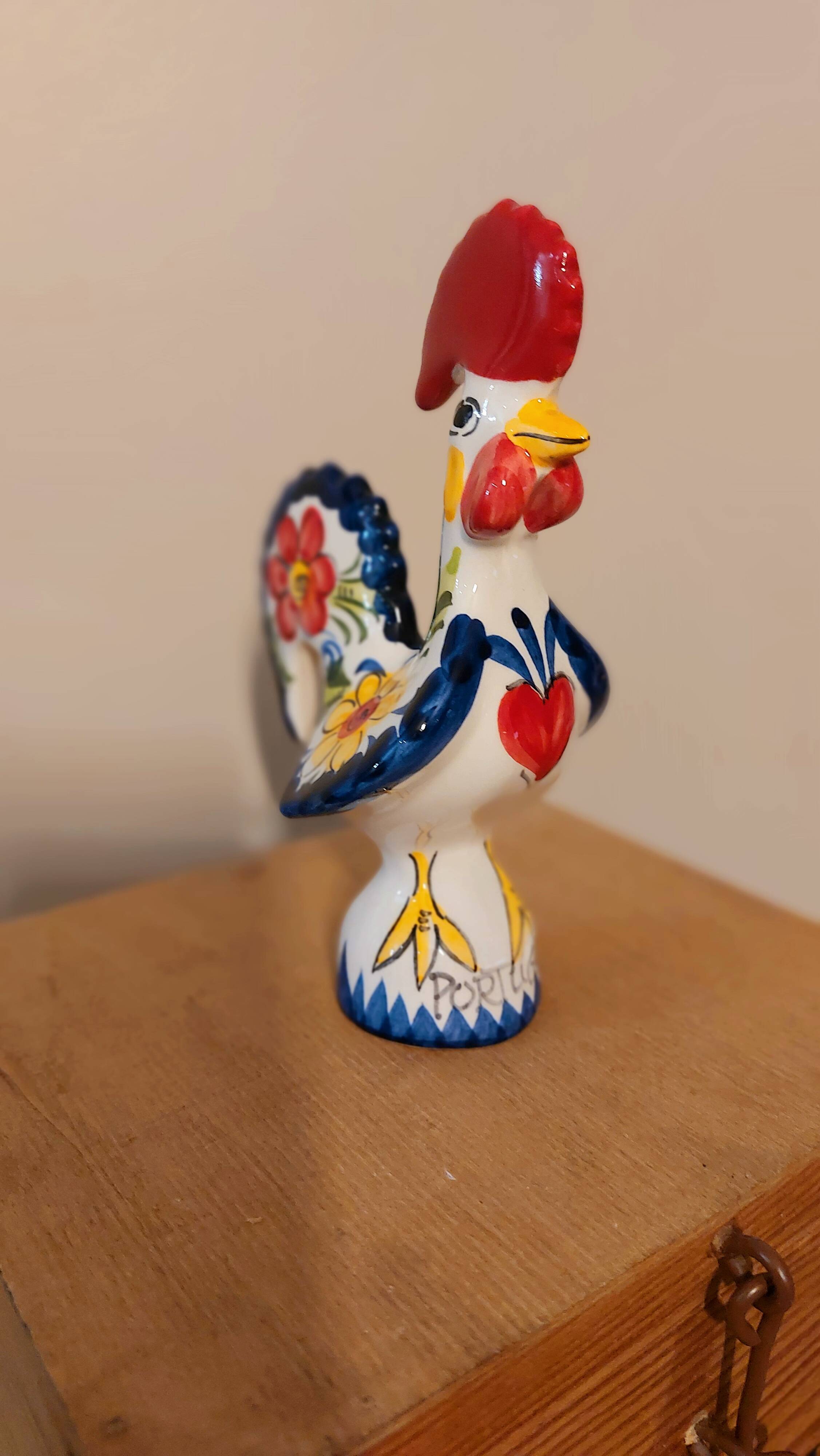 Ceramic rooster from Portugal