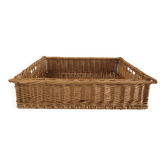 Vintage wicker serving tray