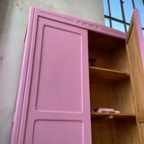 Pink knitted cabinet