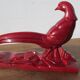 Figurine: the pheasant Ch.Lemanceau, burgundy ceramic, 1930s