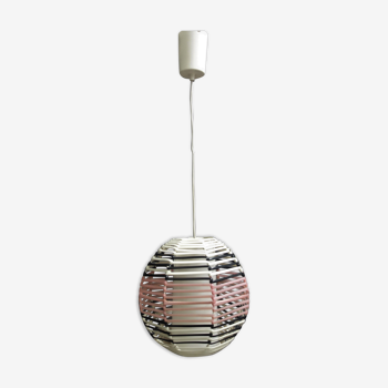 Pink and White pendant lamp 1960s