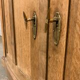 Buffet Art Deco marquetry and brass inlay