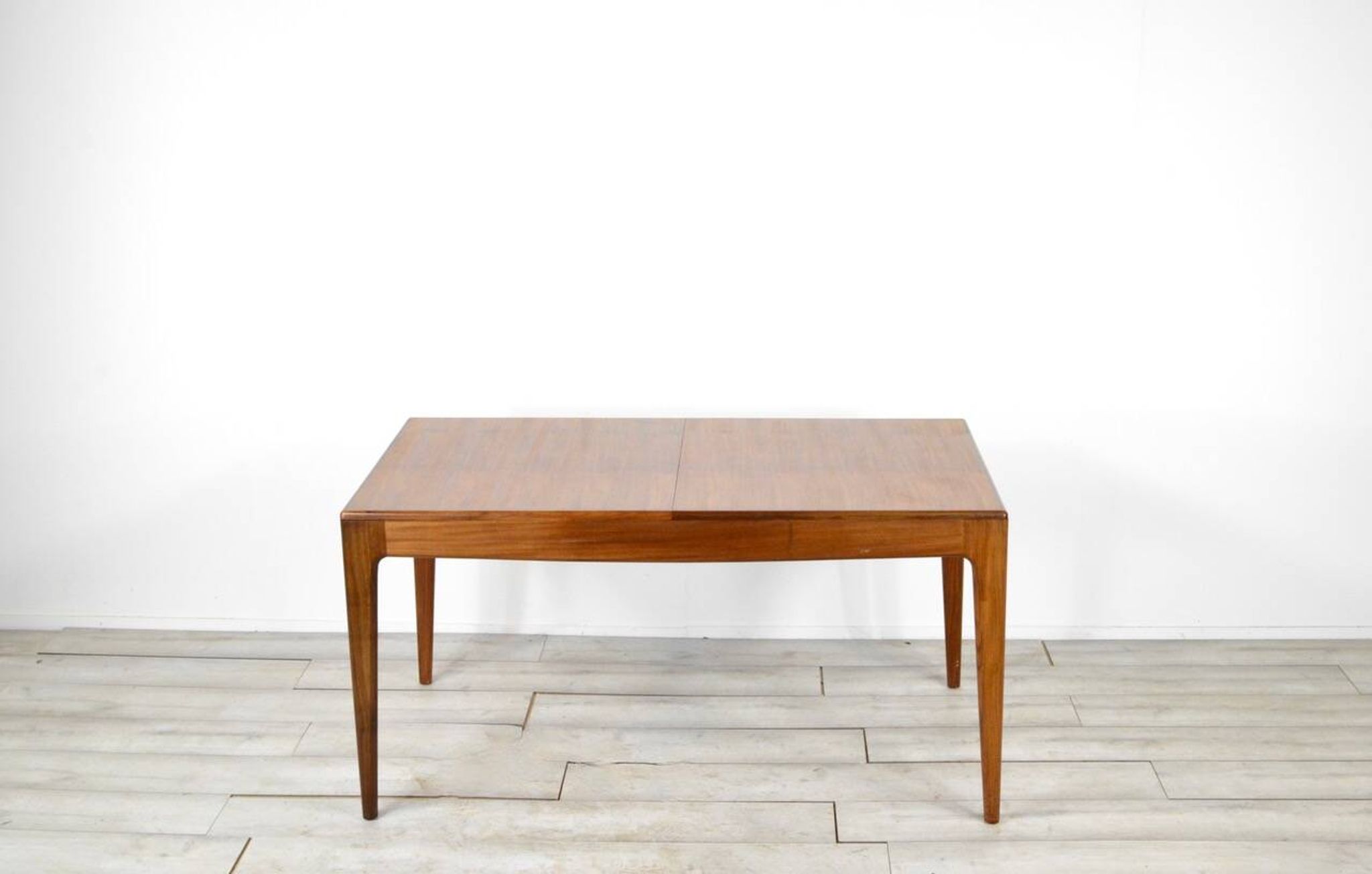 Midcentury extending table in afromosia by a. younger. vintage modern / retro