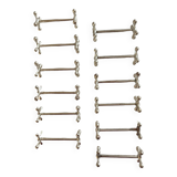 12 knife holders with metal bead decoration