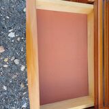 Meubles vitrine des années 50 bois et vitres