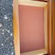 1950s wood and glass display cabinet