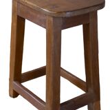 Old Burmese teak workshop stool