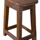 Old Burmese teak workshop stool