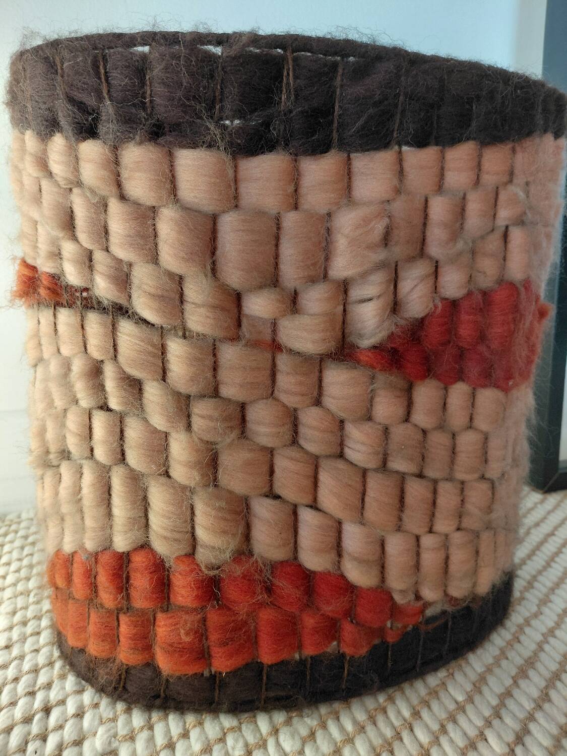 Macramé lampshade 1970