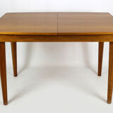 Oak veneered folding dining table from UP Závody 1960 s