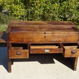 Office furniture, old glove maker's table.