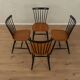 1960s dining chairs by Sven Erik Fryklund
