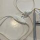 White metal desk lamp years 60-70-