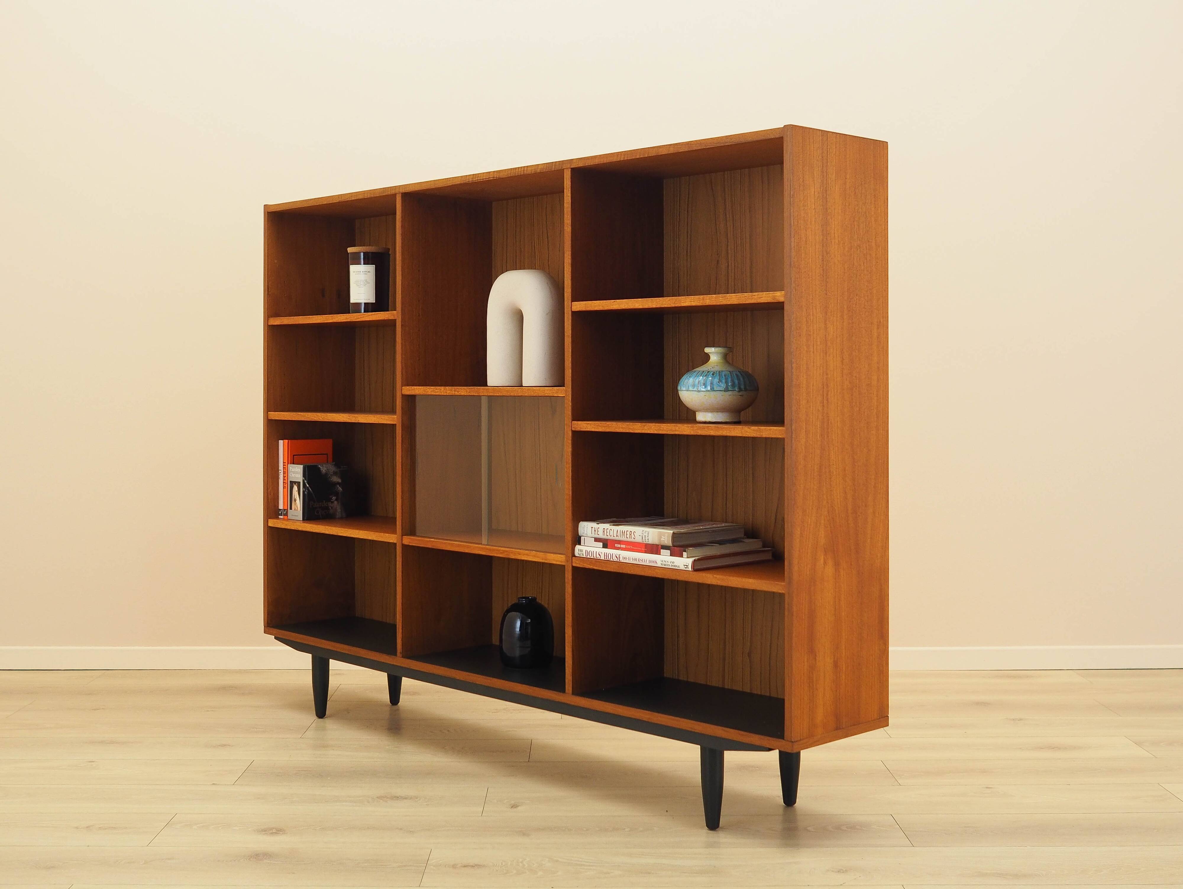 Teak bookcase, Danish design, 1970s, made in Denmark