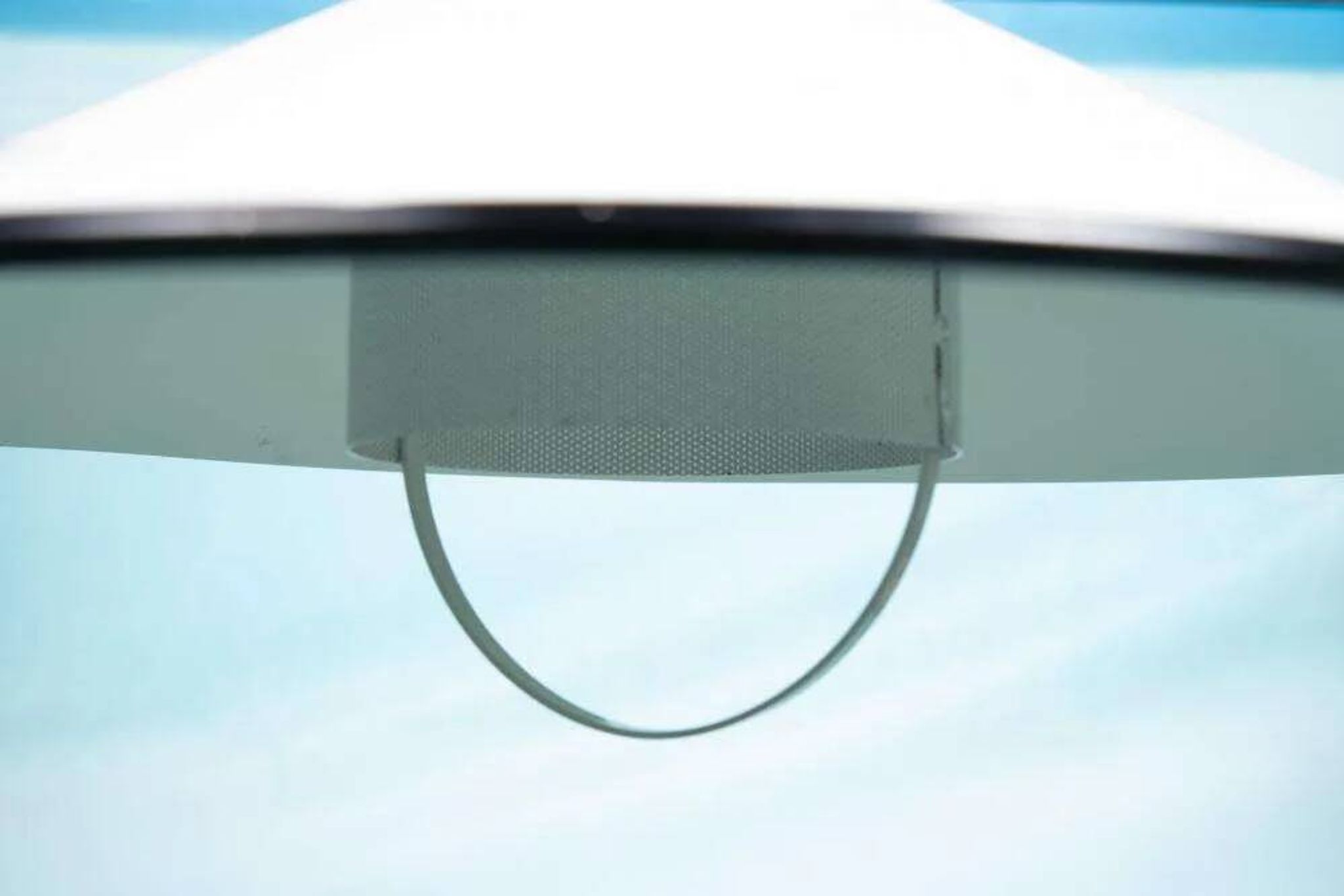 1970s Swedish minimalist Scandinavian suspension lamp with a pull switch.