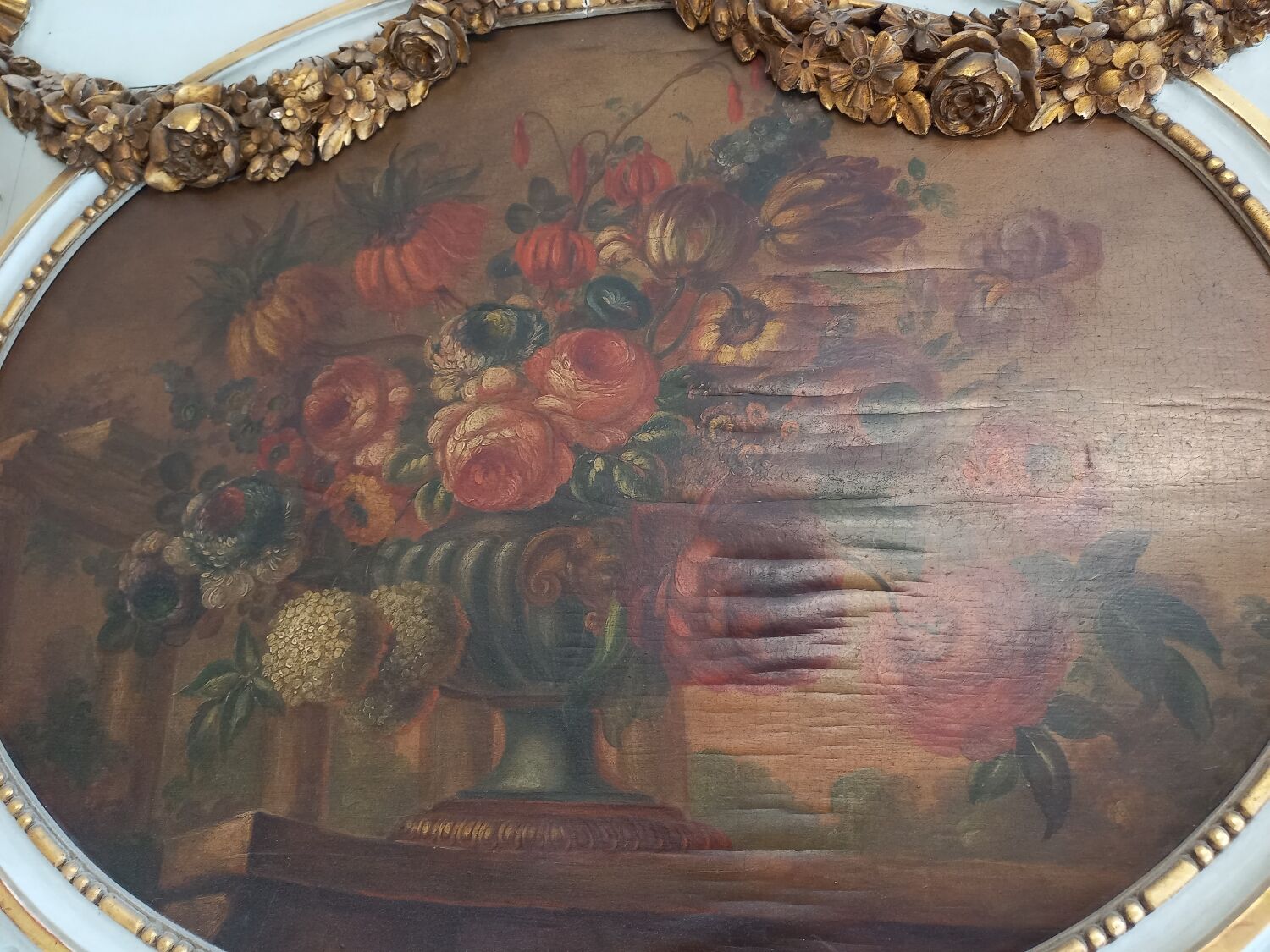 Trumeau XIXth style Louis XVI 235x110cm