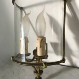 Pair of brass wall lights