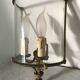 Pair of brass wall lights