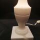 Vintage lamp base - onyx marble foot - blind-day inclusion dried flowers - 1950