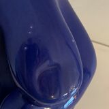 Ceramic ashtray, blue hand shape