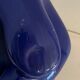 Ceramic ashtray, blue hand shape