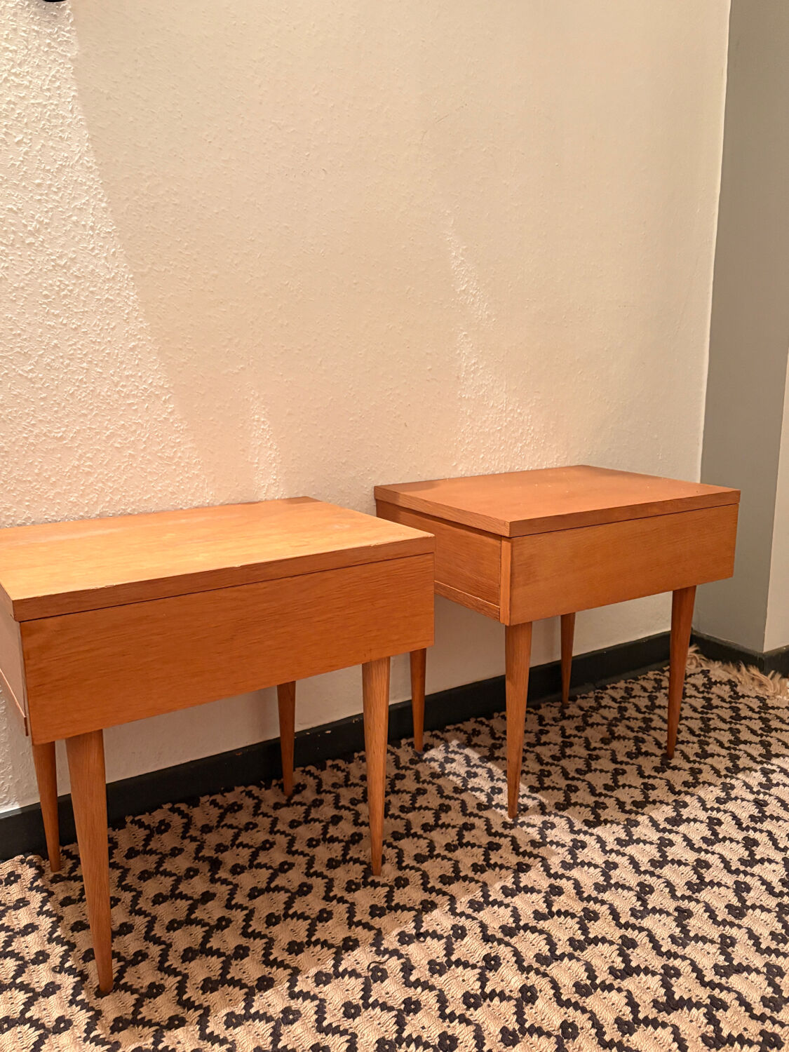 Pair of bedside tables, 1960s