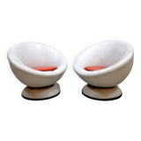 vintage design space age swivel ball chair