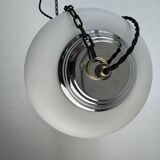 Old xxl vintage opaline suspension