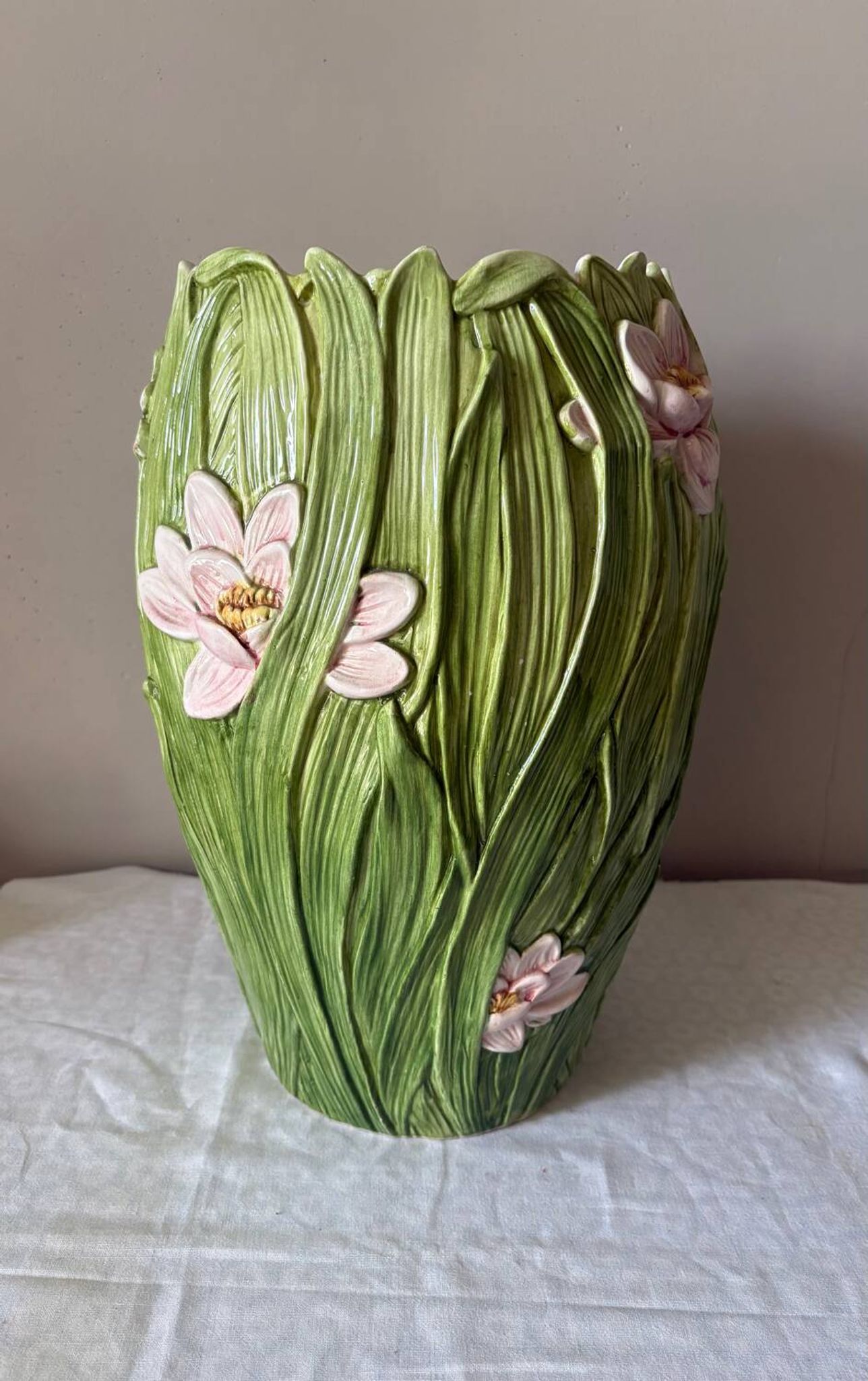 Vase en barbotine maison Chaumette