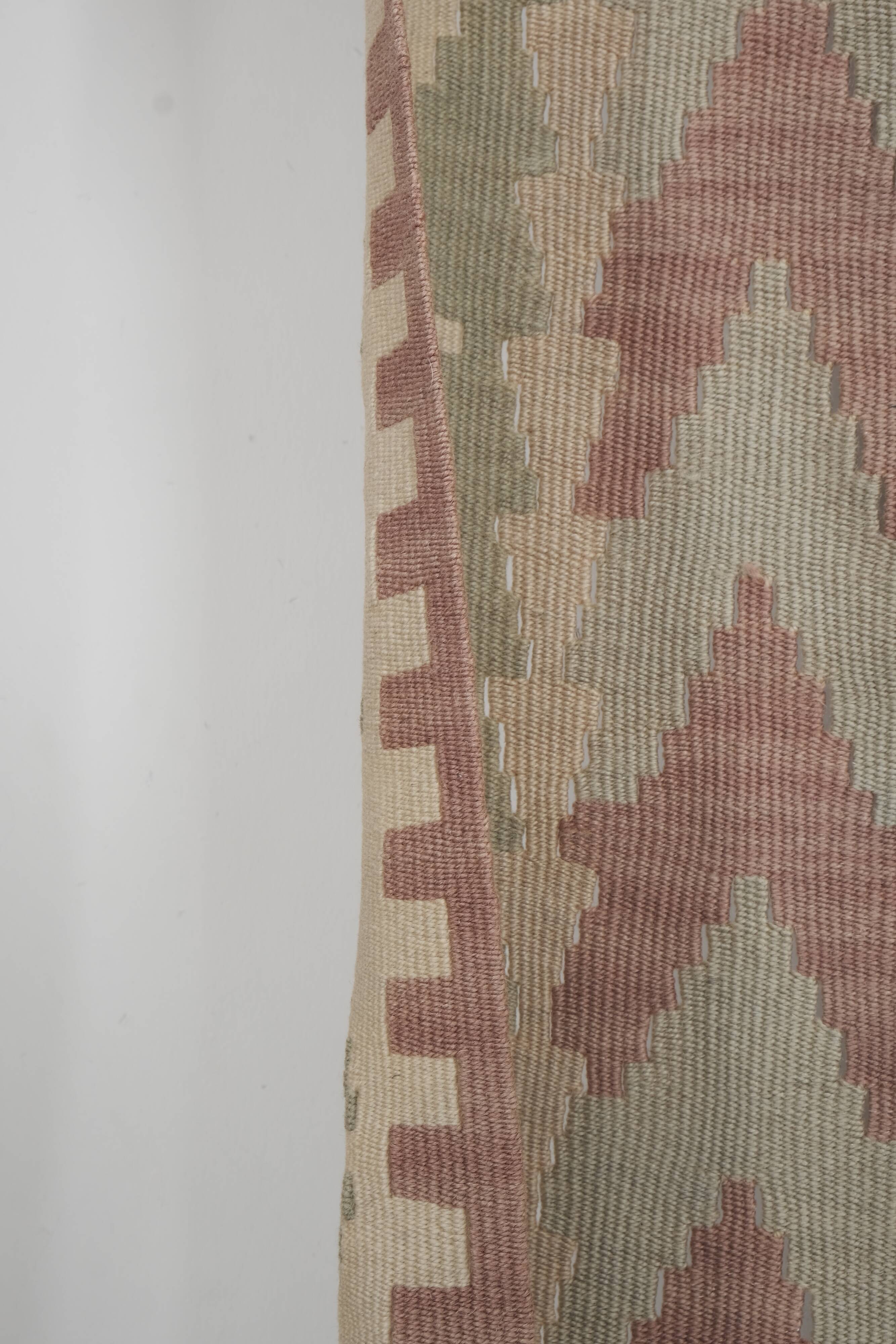 Classic Handwoven Turkish Konya Kilim Production Rug 4'6" X 7'7"