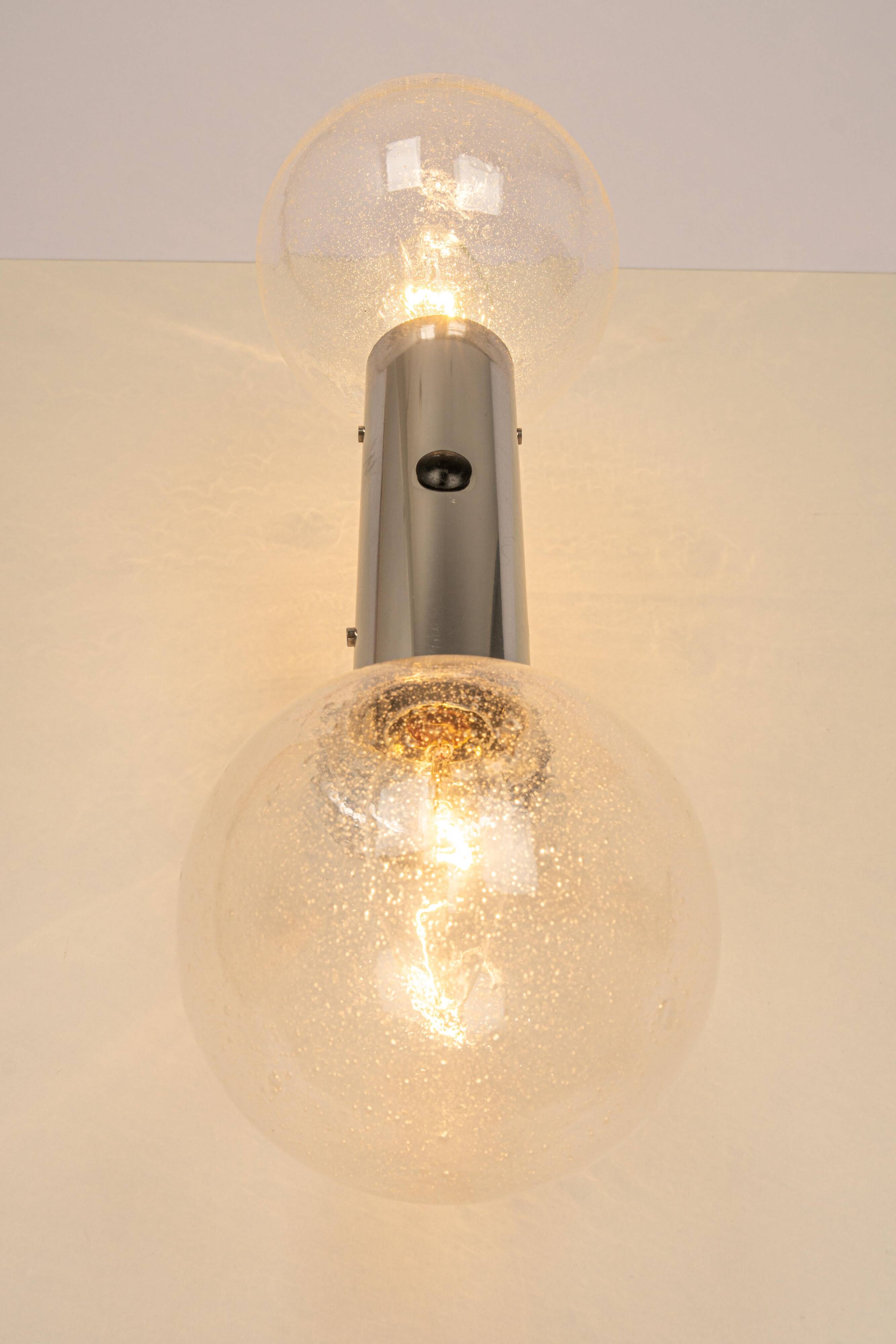 Pair of Atomic wall sconces Kalmar, Austria, 1960s