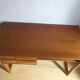 Vintage wooden desk, Scandinavian style, 1970s