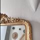 Large antique Louis-Philippe mirror gilded with gold leaf – 186 × 117 cm