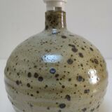 Pied lampe boule grès émaillé pyrité Gustave Tiffoche