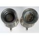 Pair of Silver Metal Vases, Asia