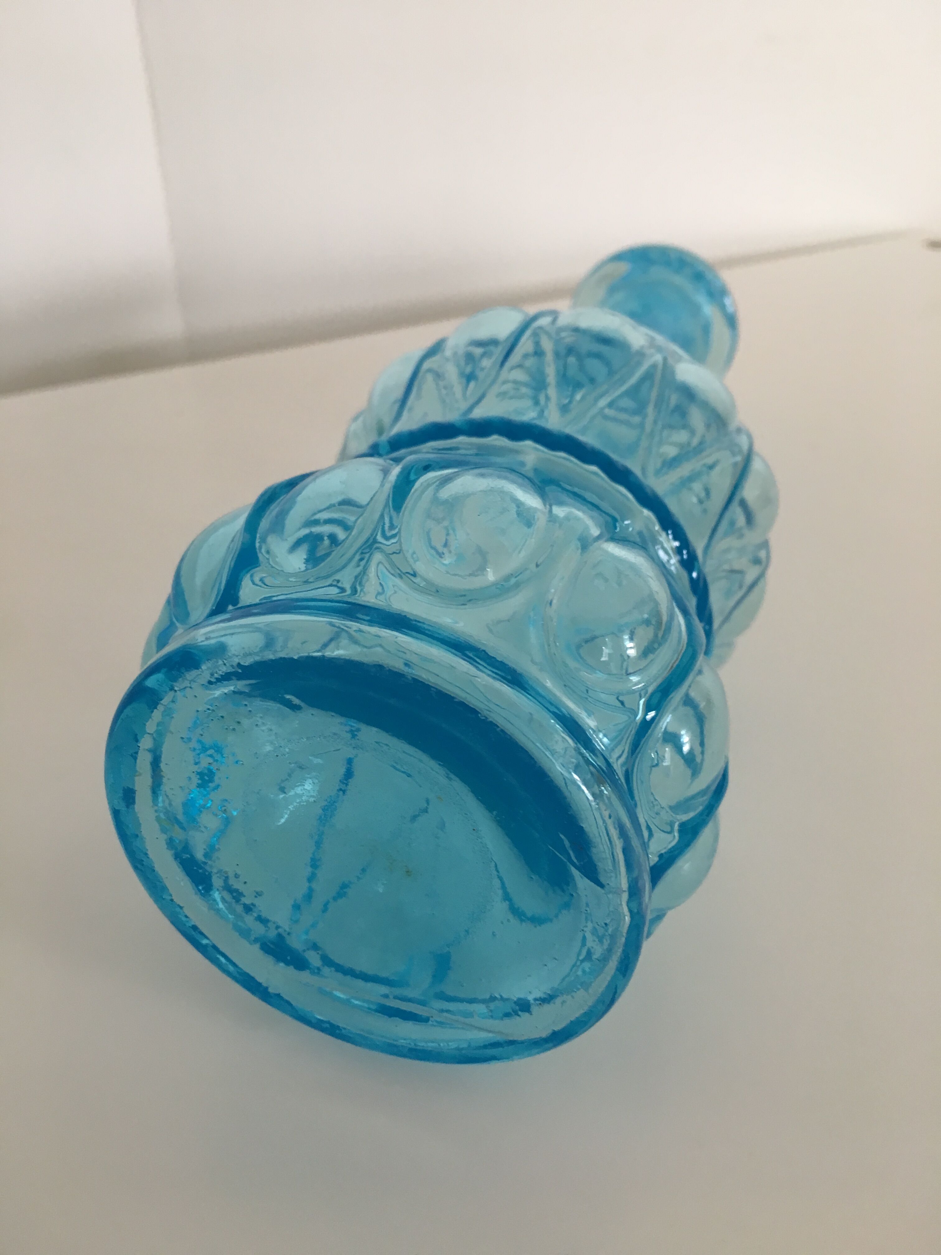 Blue carafe Empoli 70's