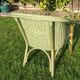 Rattan and wicker armchair