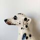 Vintage ceramic Dalmatian dog, Italy 1970.