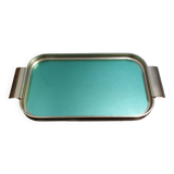 Mid Century Serving Tray Gold Metal with Mirror Effect "Plyware" England