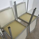 Lot of 6 Zip model chairs by Italian design Marco Maran for Desalto vintage chair