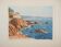 René Ligeron: Mediterranean, seaside house, signed original engraving.