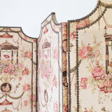 Louis XVI style screen printed canvas