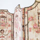 Louis XVI style screen printed canvas