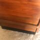 Vintage mid century wooden curtain binder cabinet