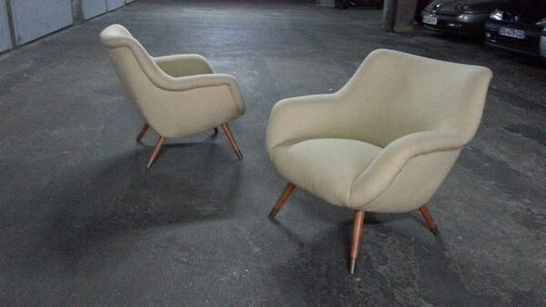 1/2 fauteuil organic année 50 original