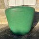 Vintage green leather club chair, antique green leather sofa.