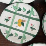 Longchamp dessert plates and oval dish